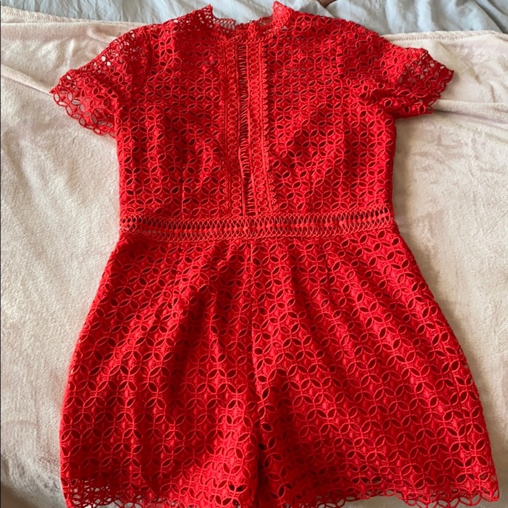Red romper